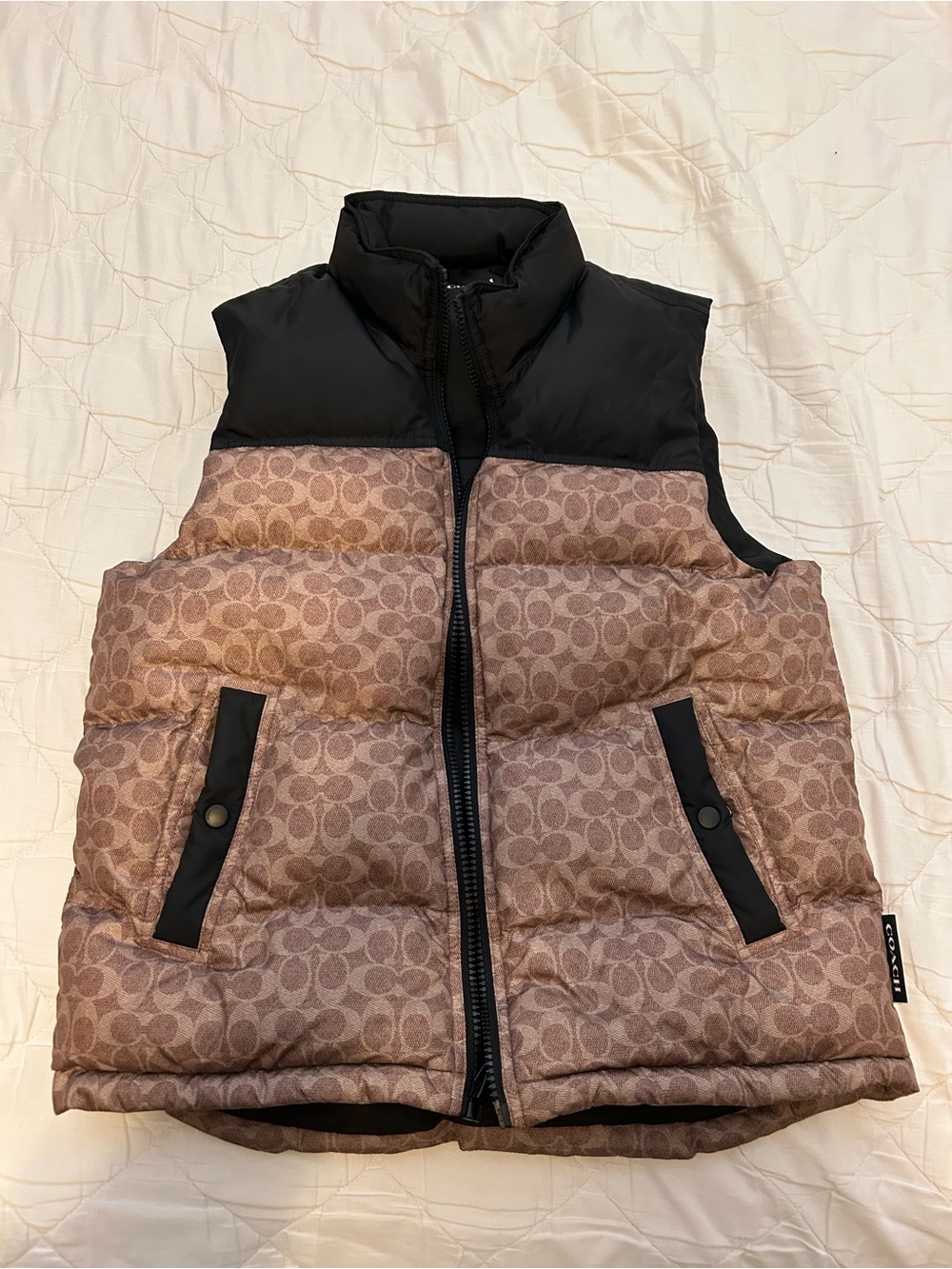 Coach puffer vest